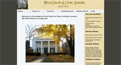 Desktop Screenshot of christiansciencegeneva.org